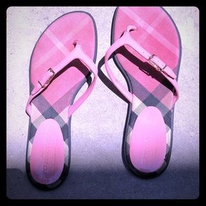 Pink Burberry Sandals . Size 38